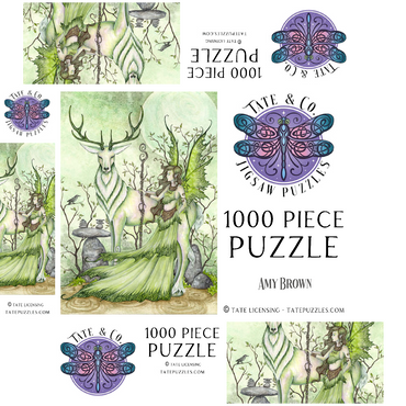 Guardian 1000 Jigsaw Puzzle box 3D Modell