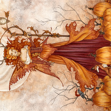 Pumpkin Queen 1000 Jigsaw Puzzle 3D Modell