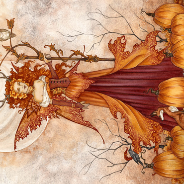 Pumpkin Queen 500 Jigsaw Puzzle 3D Modell