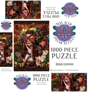 Autumn Fairy Queen 1000 Jigsaw Puzzle box 3D Modell