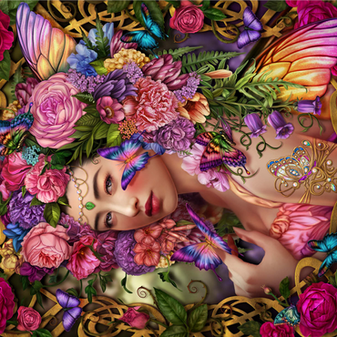 Spring Fairy Queen 1000 Jigsaw Puzzle 3D Modell