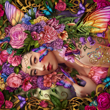 Spring Fairy Queen 500 Jigsaw Puzzle 3D Modell