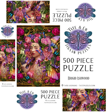 Spring Fairy Queen 500 Jigsaw Puzzle box 3D Modell