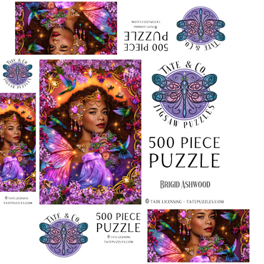 Summer_Fairy_Queen 500 Jigsaw Puzzle box 3D Modell