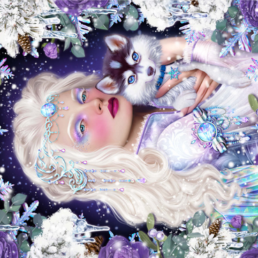 Winter Fairy Queen 1000 Jigsaw Puzzle 3D Modell