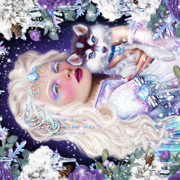 Winter Fairy Queen 500 Jigsaw Puzzle 3D Modell