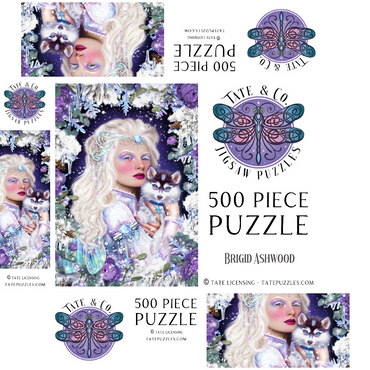 Winter Fairy Queen 500 Jigsaw Puzzle box 3D Modell