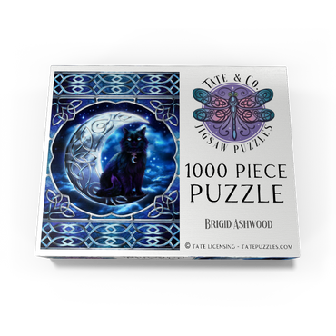 Celtic Black Cat 1000 Jigsaw Puzzle box view3