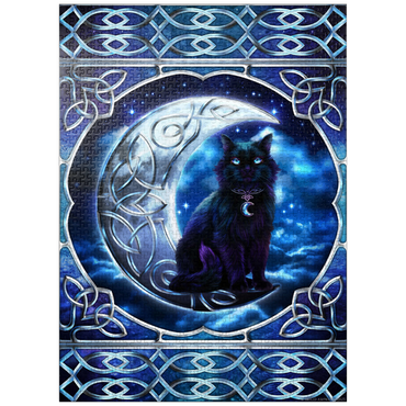 puzzleplate Celtic Black Cat 1000 Jigsaw Puzzle