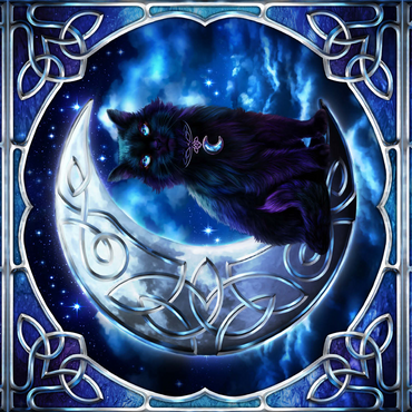 Celtic Black Cat 500 Jigsaw Puzzle 3D Modell