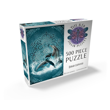 Celtic Dolphin 500 Jigsaw Puzzle box view2