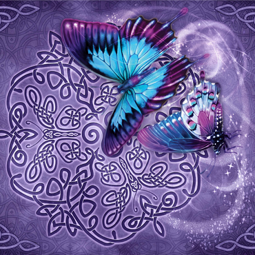 Celtic Butterfly 1000 Jigsaw Puzzle 3D Modell
