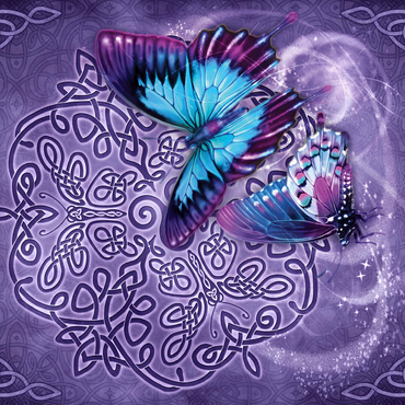 Celtic Butterfly 500 Jigsaw Puzzle 3D Modell