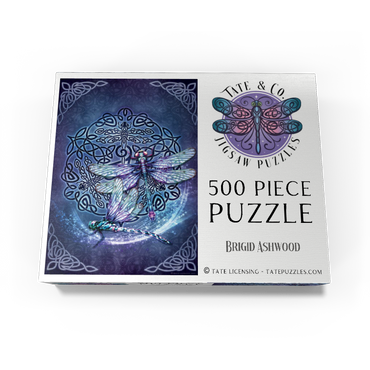 Celtic Dragonfly 500 Jigsaw Puzzle box view3