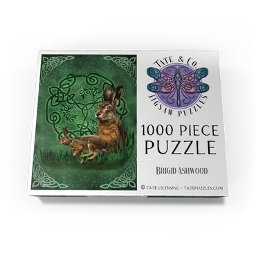 Celtic Hare 1000 Jigsaw Puzzle box view3