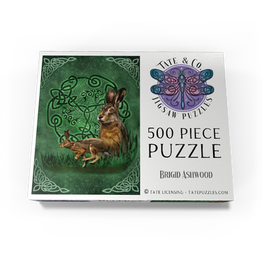 Celtic Hare 500 Jigsaw Puzzle box view3