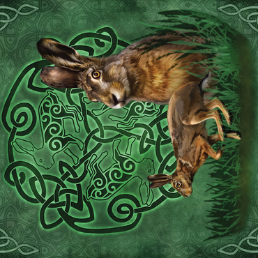 Celtic Hare 500 Jigsaw Puzzle 3D Modell