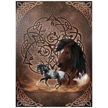 puzzleplate Celtic Horse 1000 Jigsaw Puzzle