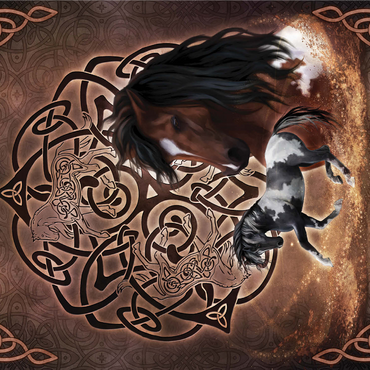 Celtic Horse 1000 Jigsaw Puzzle 3D Modell