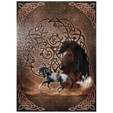 puzzleplate Celtic Horse 500 Jigsaw Puzzle