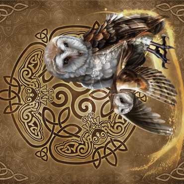 Celtic Owl 1000 Jigsaw Puzzle 3D Modell