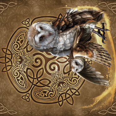 Celtic Owl 500 Jigsaw Puzzle 3D Modell