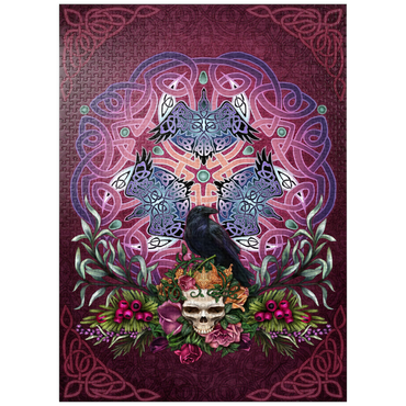 puzzleplate Celtic Morrigan's Raven 1000 Jigsaw Puzzle