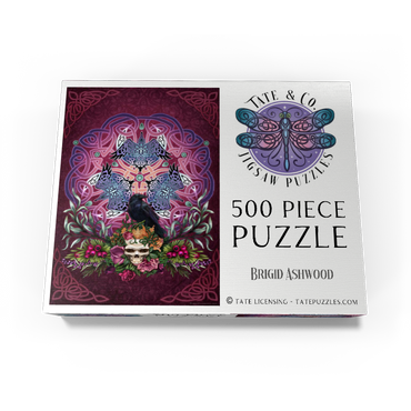 Celtic Morrigan's Raven 500 Jigsaw Puzzle box view3