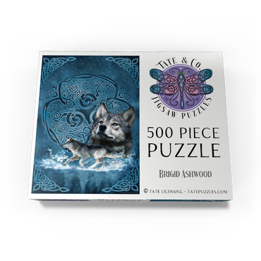 Celtic Wolf 500 Jigsaw Puzzle box view3