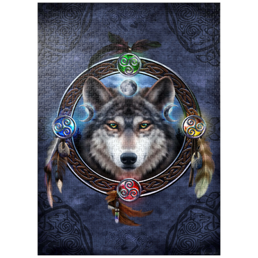 puzzleplate Celtic Wolf Guide 1000 Jigsaw Puzzle