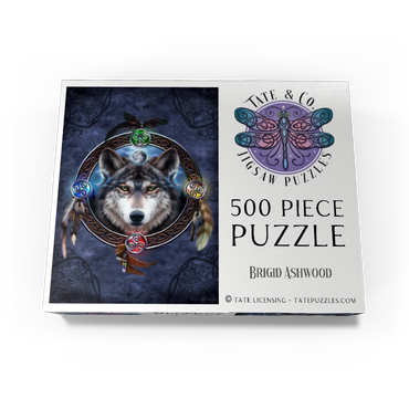 Celtic Wolf Guide 500 Jigsaw Puzzle box view3