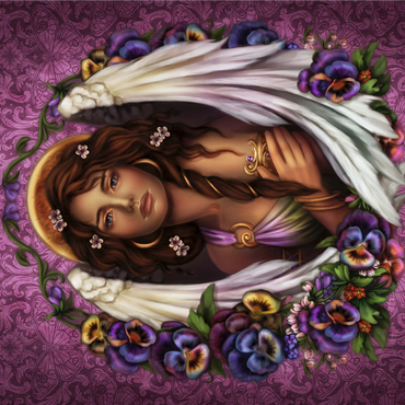 Pansy Angel 1000 Jigsaw Puzzle 3D Modell