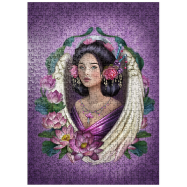 puzzleplate Lotus Angel 500 Jigsaw Puzzle