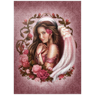 puzzleplate Rose Angel 1000 Jigsaw Puzzle