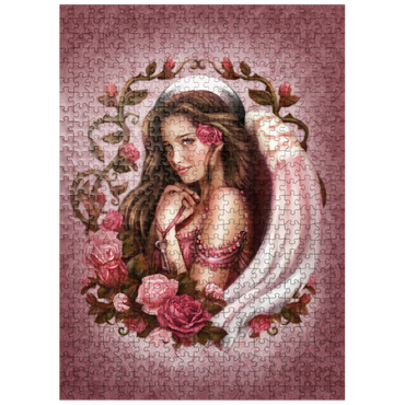 puzzleplate Rose Angel 500 Jigsaw Puzzle