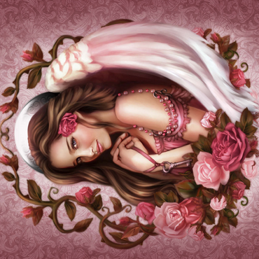 Rose Angel 500 Jigsaw Puzzle 3D Modell