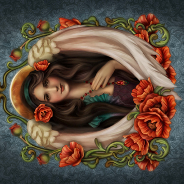 Poppy Angel 500 Jigsaw Puzzle 3D Modell