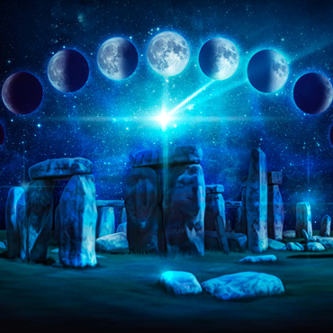 Stonehenge 1000 Jigsaw Puzzle 3D Modell