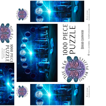 Stonehenge 1000 Jigsaw Puzzle box 3D Modell