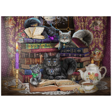 puzzleplate Storytime Cats 1000 Jigsaw Puzzle