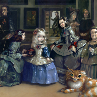Alice and Las Meninas 1000 Jigsaw Puzzle 3D Modell