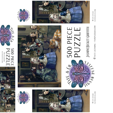 Alice and Las Meninas 500 Jigsaw Puzzle box 3D Modell