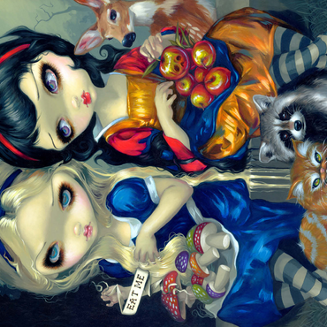 Alice and Snow White 500 Jigsaw Puzzle 3D Modell