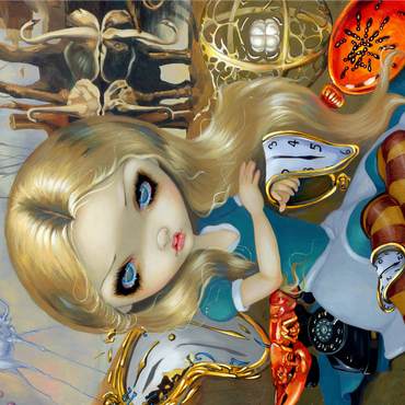 Alice in a Dali Dream 1000 Jigsaw Puzzle 3D Modell