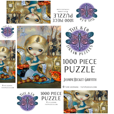 Alice in a Dali Dream 1000 Jigsaw Puzzle box 3D Modell