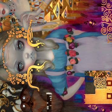 Alice in a Klimt Dream 500 Jigsaw Puzzle 3D Modell