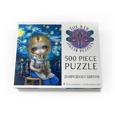 Alice in a Van Gogh Nocturne 500 Jigsaw Puzzle box view3