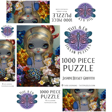 Alice with the Dormouse 1000 Jigsaw Puzzle box 3D Modell