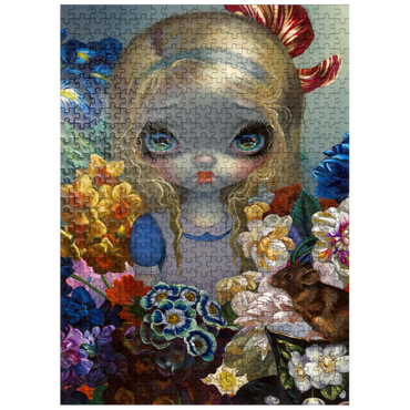 puzzleplate Alice with the Dormouse 500 Jigsaw Puzzle