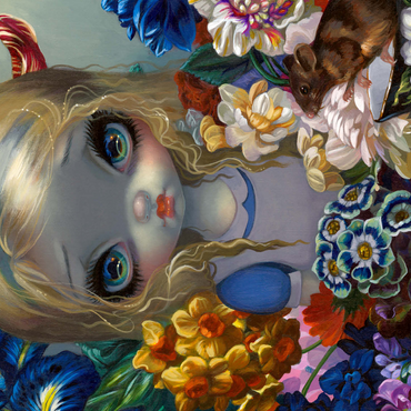 Alice with the Dormouse 500 Jigsaw Puzzle 3D Modell